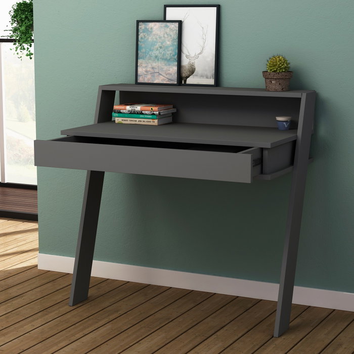 Hanah Home Cowork Working Table - Antracita Hanah Home Cowork Working Table - Antracita